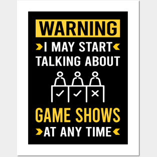 Warning Game Shows TV Show Posters and Art